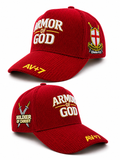 Urban Armor of God Cap-Soldier of Christ– Red.
